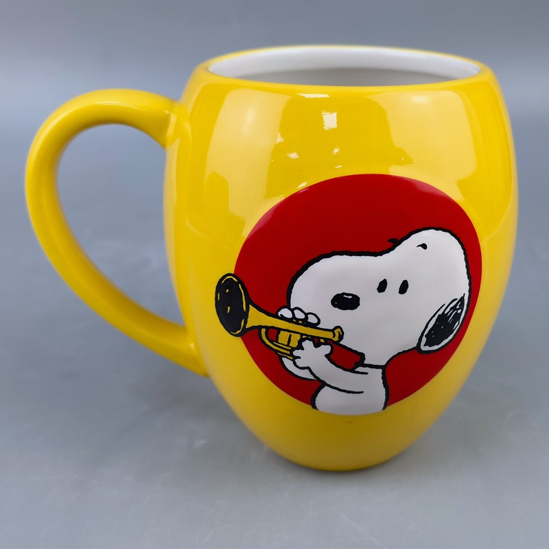 ins diseño coreano Snoopy casa taza de agua 3D cerámica estereoscópica taza de café taza de leche de desayuno
