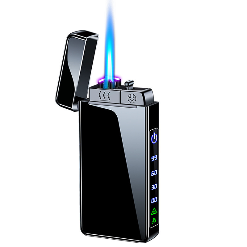 2021ガス電三火金属防風充電ライター個性創意ブーム彼氏プレゼントクロスボーダー|undefined