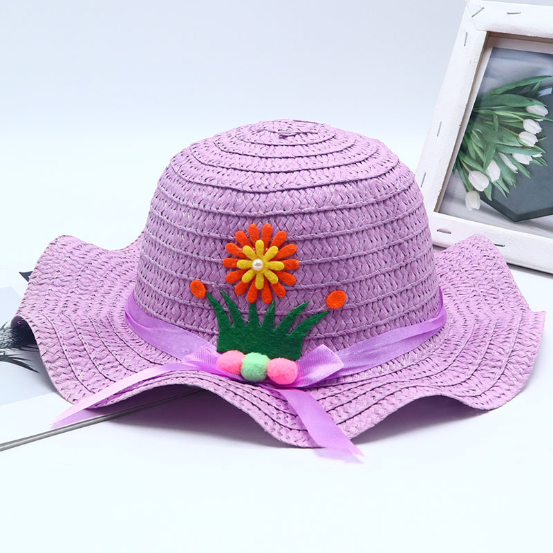 여섯 잎 클로버 보라색