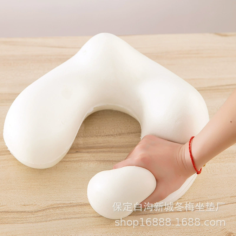Cute cartoon handheld neck pillow for traveling