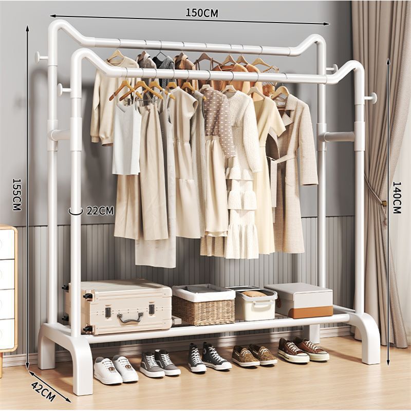 Percha de secado de ropa de piso dormitorio doméstico cuelga ropa plegable simple dormitorio interior móvil estante de sombrero de ropa fresca