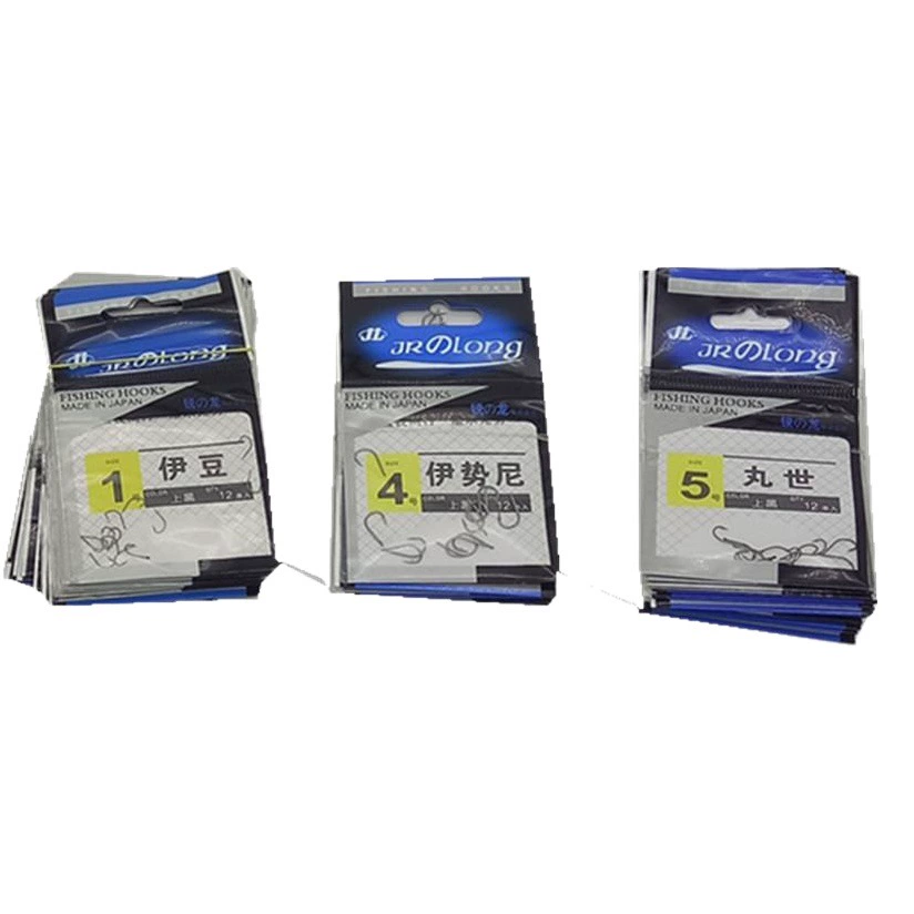 Высокоуглеродистая стальная леска с крючками с бородкой, оптом в пакетах Iseki Izu Gold Sleeve