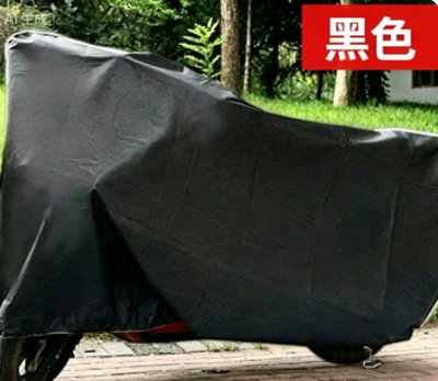 Bike Cover, Rain and Wind Protection, Car clothing - regular-large-size-upgraded-and-thickened-black-l222m-to-prevent-rain-and-sun-exposure