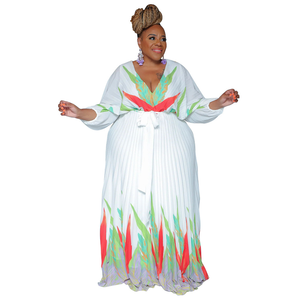 476g Weight Maxi Long Dress Dress Length Type Long Sleeve Sleeve Length Regular Dress Dresses Type Regular Sleeve Sleeve Type Woven, Spandex, Polyester Fabric Type High Waist Waist Line Daily Occasion V Neck Neckline Regular Fit Fit Type Printing Pattern Spring, Autumn Season Printing Design Elegant Style Wholesale Elegant Printing Printing Daily V Neck Long Sleeve Regular Dress 7