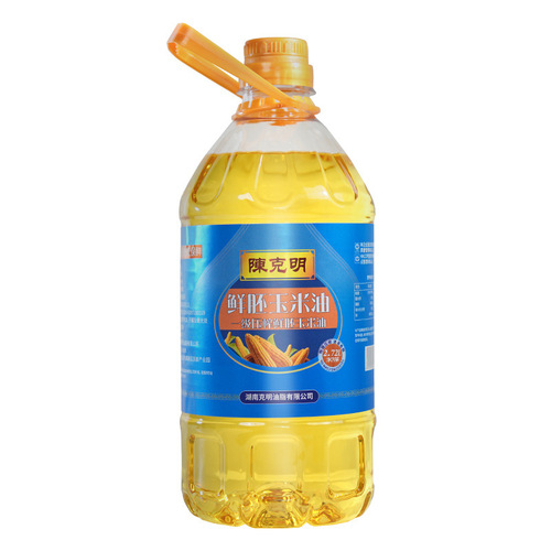 Chen Keming Corn Oil 5 Pounds Pressed Grade 1 Cooking Oil Factory Wholesale Household Barreled Corn Germ Oil