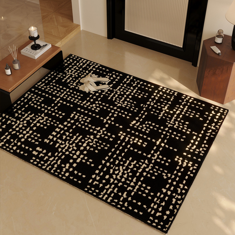 Xiaoxiangfeng Fußmatte für den Eingangsbereich, hochwertige, leichte Luxus-Eingangsmatte aus Wolle, ideal als Couchtisch- oder Nachttischmatte_voghion.com