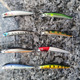 3 Colors Shallow Diving Minnow Lures Sinking Hard Plastic Baits Fresh Water Bass Swimbait Tackle Gear