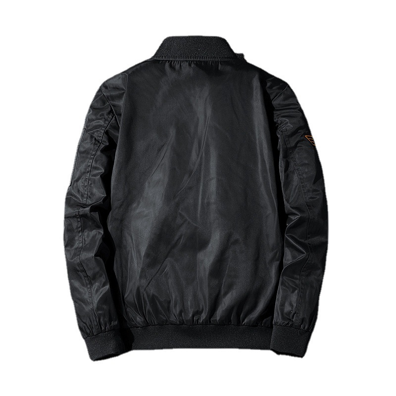 Men's Clothing workwear jacket double sided wear autumn and winter ma1 pilot jacket men's embroidered baseball jacket large size_voghion.com