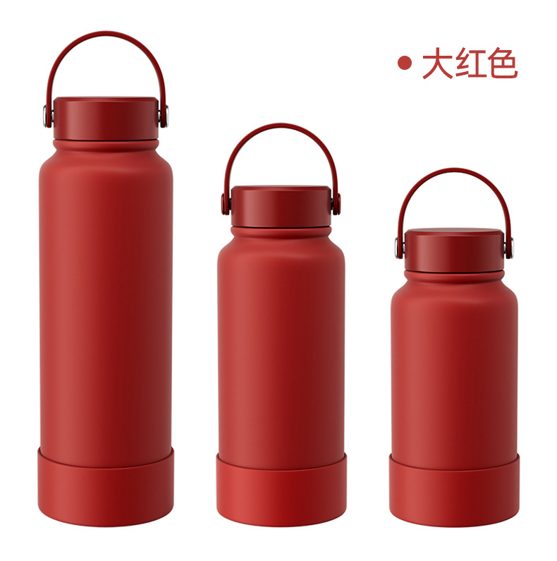 Transfronterizo simple 304 taza de vacío de acero inoxidable portátil deportes al aire libre taza de agua de gran capacidad de vacío olla de viaje