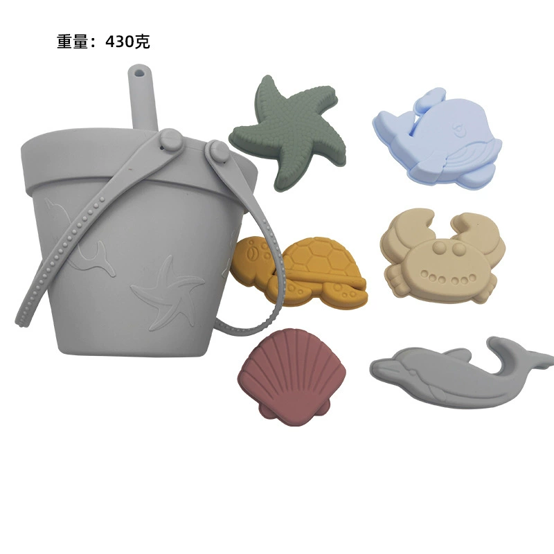 Summer cute toy, beach rubber animal model, tools set, beach style