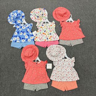 ����̫�ñ���Q������Ůͯ���b�����黨T��ñ�Ӷ�ѝ������3pcs