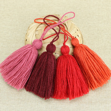 波西米亚风蓬松膨体腈纶毛线流苏 服装辅料抱枕挂穗多色晴纶穗子