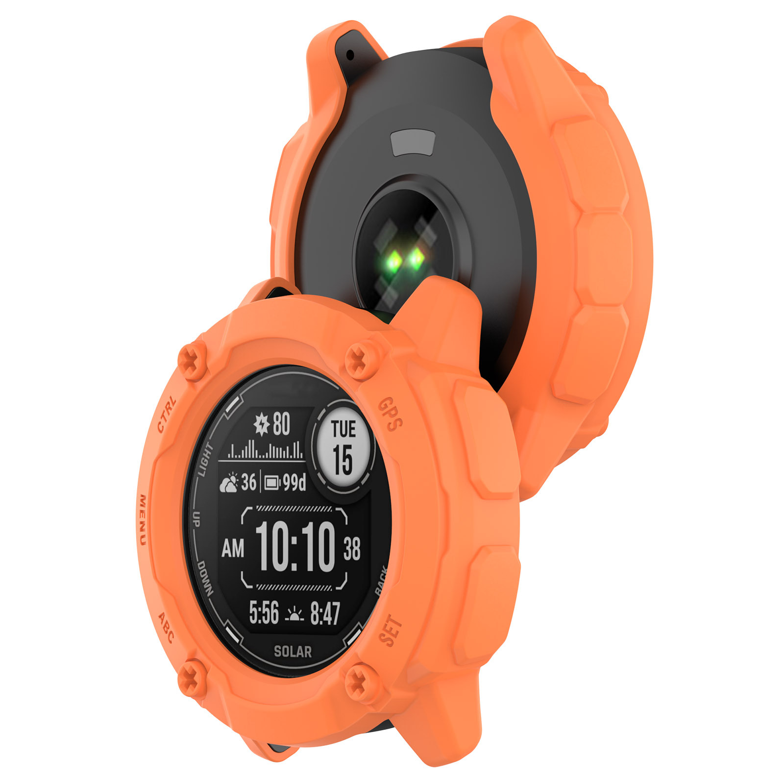 Suitable for Garmin instinct 2X protective case. Garmin Instinct 2X skeletonized armor watch case undefined