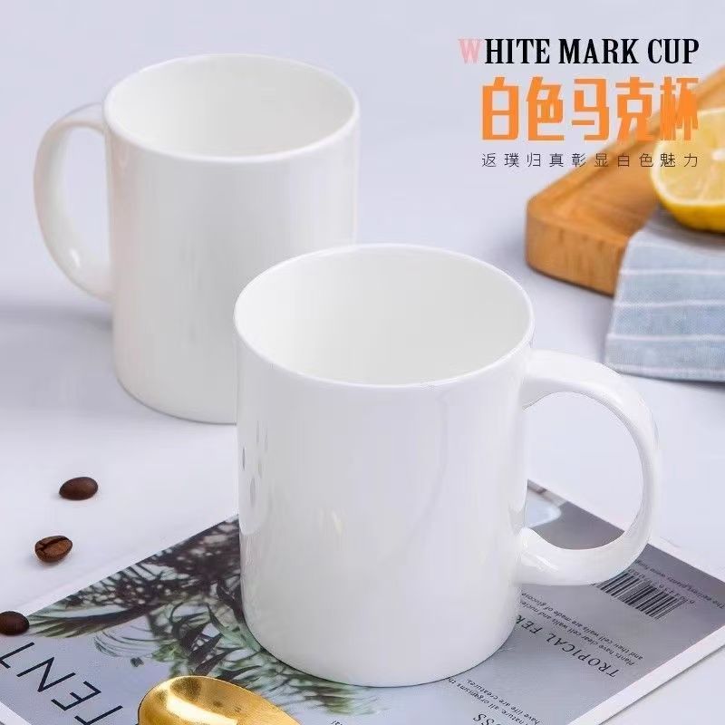 Fábrica de suministro directo de calor sublimación taza de agua taza de transferencia de calor transfronteriza taza de cerámica recubierto en blanco 11oz taza subl