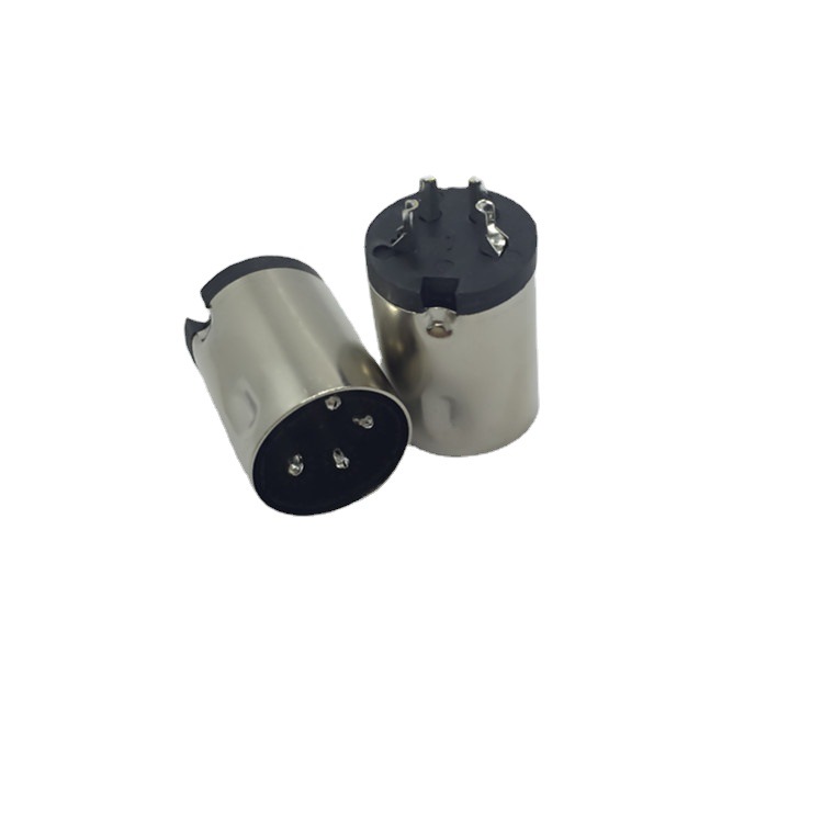 厂家直销大DIN4P公座医疗插座电脑插头S端子连接器4芯大定5频电源