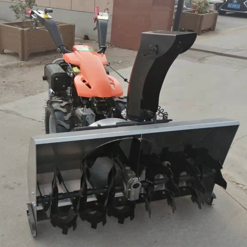 电动手推式抛雪机多功能三合一扫雪机小型道路家用清雪机