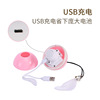 New electric cat toy LED laser feathers teasing cat ball cat self -teasing cat stick USB charging funny cat supplies