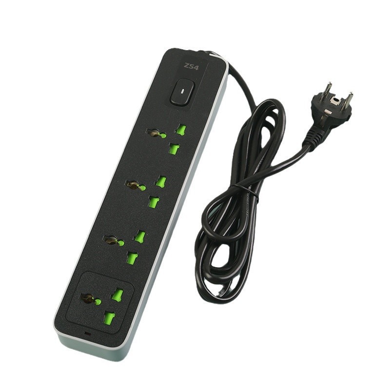 Tarjeta de succión de doble cañón de alta frecuencia toma de corriente de interruptor general negro y blanco estándar británico estándar europeo estándar americano vestido neutro Dubai Arabia Saudita