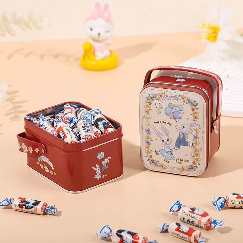 Новая свадебная конфета баночка портативная коробка кролика конфеты коробка конфет консервная коробка железная коробка с подарками
