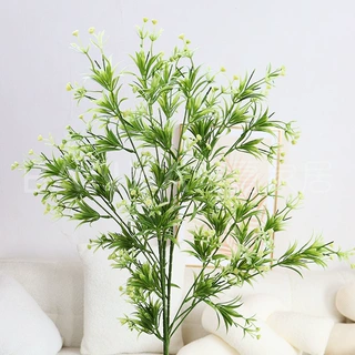 幸福草仿真绿植森系婚庆婚礼堂背景迎宾装饰插花客厅塑料人造假草