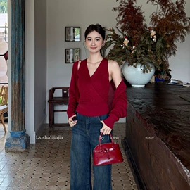 连衣裙;半身裙;女式针织衫
