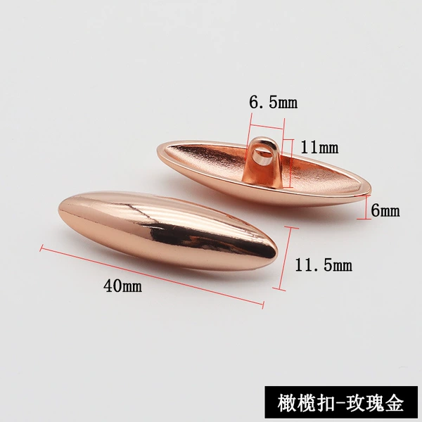 Hollow olive buckle-rose gold