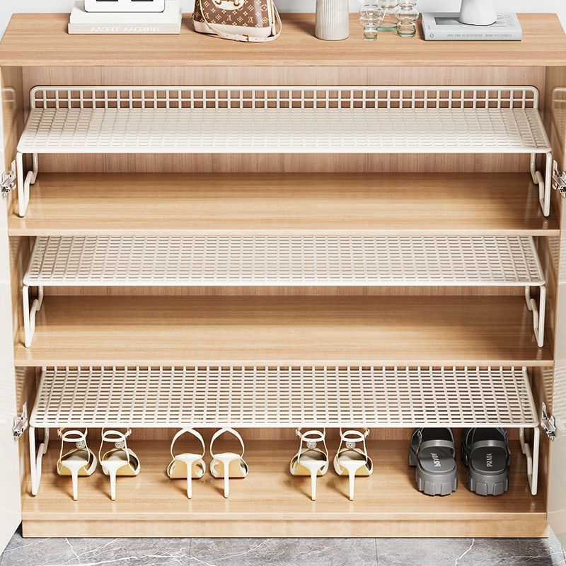 Estante de zapatos para ahorrar espacio para almacenar artefactos de zapatos caja de almacenamiento simple para almacenar estante de almacenamiento de cajas de zapatos con partición en capas dentro del gabinete de zapatos