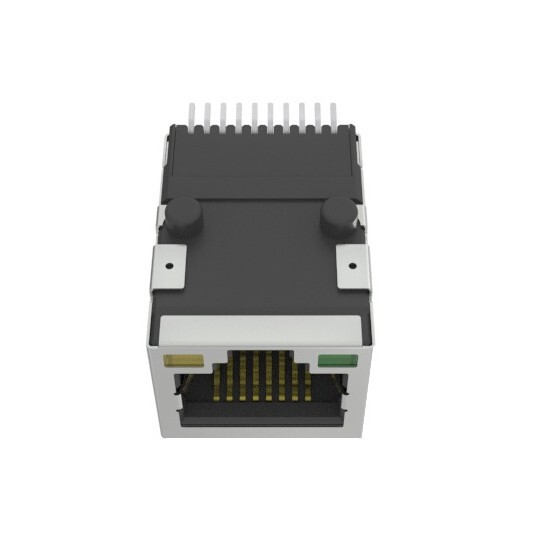 Single Port Rj45 Connector, with Light Network Port, 100m, Smt Patch, Miniaturization, Hulyn Brand Single Port Rj45 Connector, with Light Network Port, 100m, Smt Patch, Miniaturization, Hulyn Brand