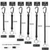 Luya clamp control fish loss rope with climbing buckle high elastic automatic telescopic multi -function fishing gear accessories lanyard