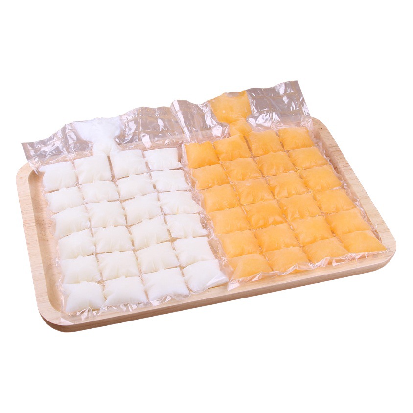 Bolsa de hielo desechable creativo auto-Sellado bandeja de hielo bolsa de mantenimiento fresco Cubo de hielo fabricante de hielo de verano bolsa de hielo de inyección de agua