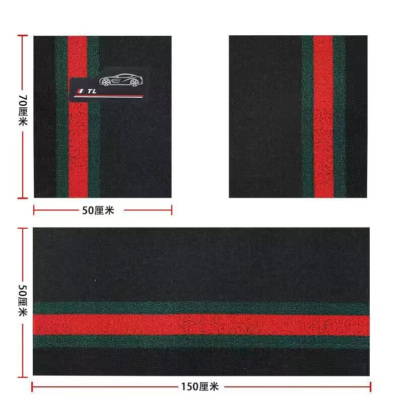 Suitable for cars, the Snowy carpet-style car mats can be freely cut and are easy to clean