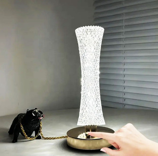 Cross-Border Led Guangzhou Tower Small Waist Table Lamp Touch USB Rechargeable Night Light Popular Night Light Creative Atmosphere Light