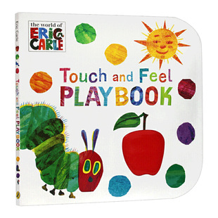 Grandpa Carl children's shape digital enlightenment Touch book English original picture book Eric Carle Touch