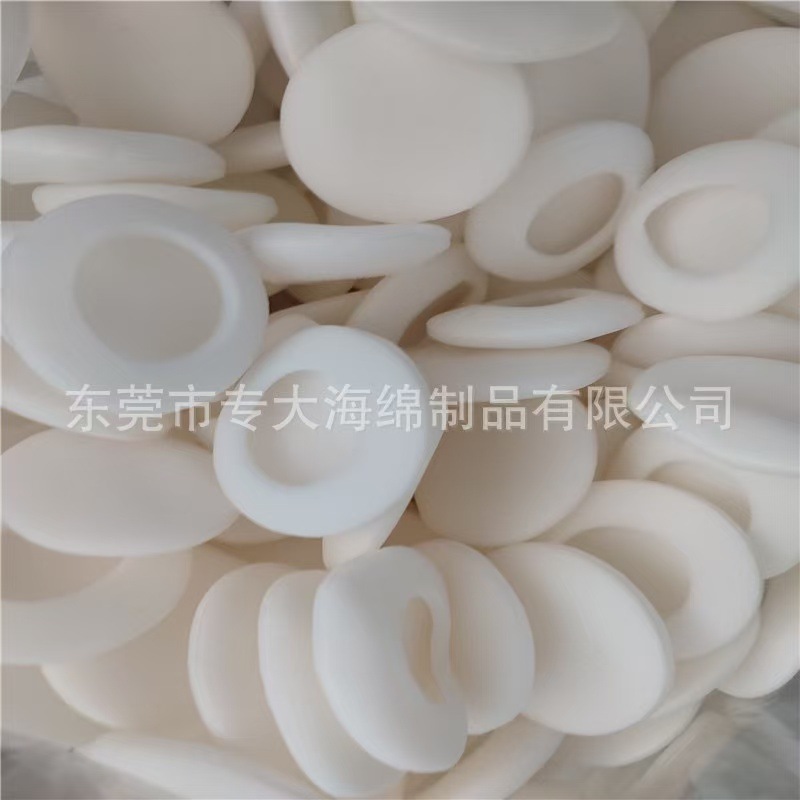 厂家直销白色加厚耳机套 航空耳机套高弹耐扯海绵耳套