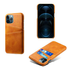工厂批发适用于苹果12 Pro 6.1手机壳 保护套 小牛纹双插卡手机套