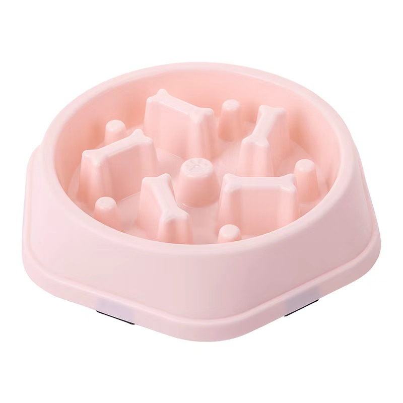 Fábrica al por mayor estilo casero hueso anti-estrangulamiento Slow Food Bowl perro tazón hogar estilo hueso anti-estrangulamiento perro Slow Food Bowl