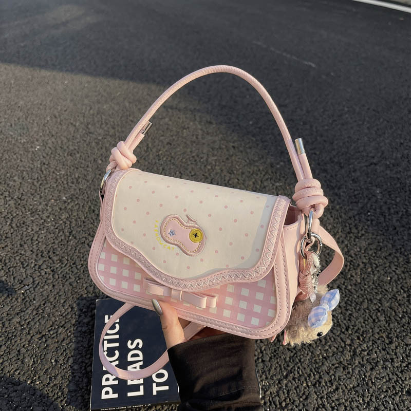 Borsa a tracolla color-block elegante borsa a mano donna moda_voghion.com