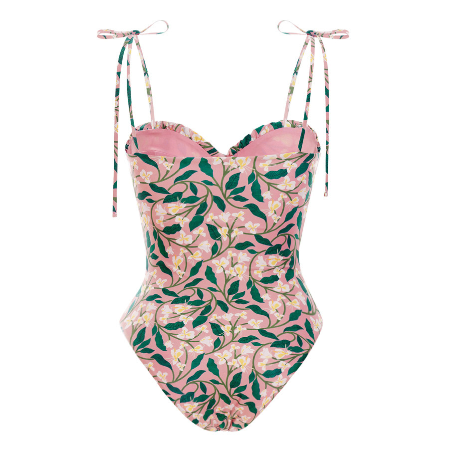 Women's Sexy Flower Printing One Piece display picture 10