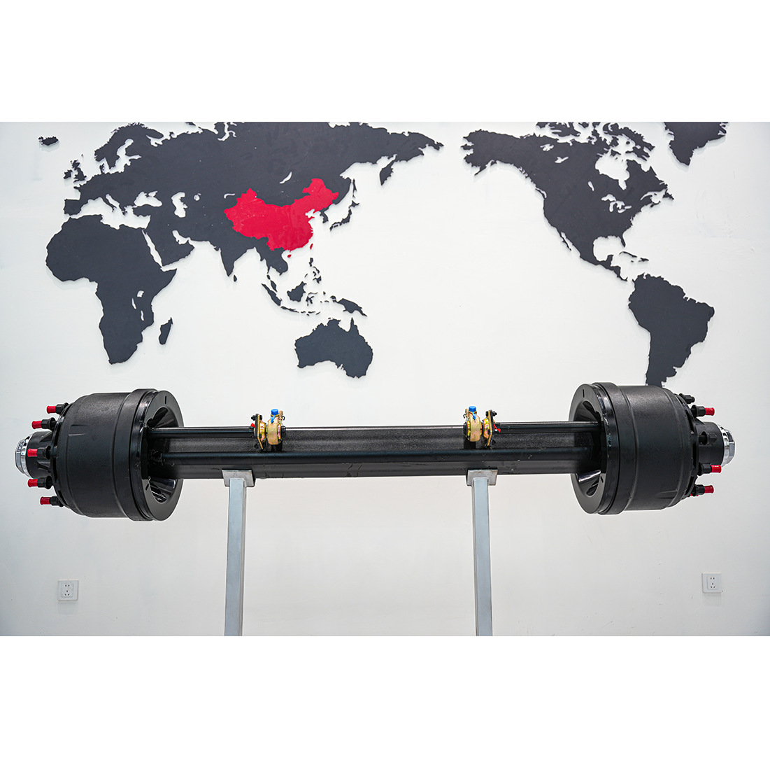 Axle Assembly 13 Tons Fuwa American-Style Axle Semi-Trailer Axle Direct Sales from Foreign Trade Factory Manufacturer