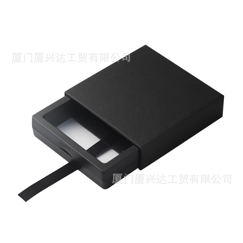 체크무늬 검정색(검은색 내부 상자 포함), 9*9*2cm