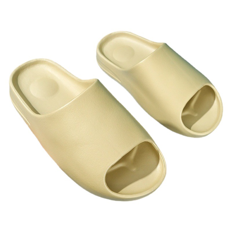 Verano de los hombres al aire libre desgaste de suela gruesa de mierda en línea celebridad Coco zapatillas diapositiva de moda playa al aire libre desgaste yeezy zapatillas