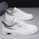 Men's shoes 2024 new summer breathable mesh panel shoes, sports and leisure shoes, versatile and thin white trendy shoes