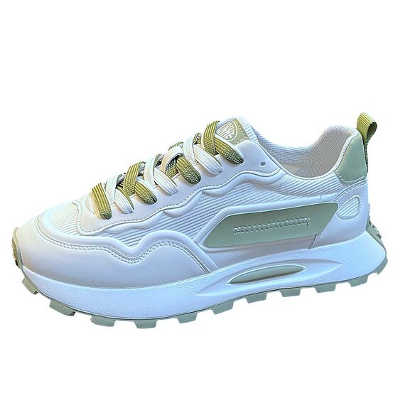 2024 Summer New Men's Shoes Mesh Hollow Breathable Sports Casual Forrest Gump Shoes Trendy All-match Thick-soled Torre Shoes
