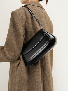 Summer shoulder bag, fashionable one-shoulder bag, genuine leather, high-quality style