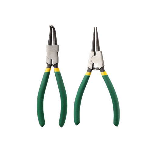 7-inch internal and external circlip pliers, external straight circlip pliers, retaining ring pliers, yellow pliers, spring pliers with inner bend
