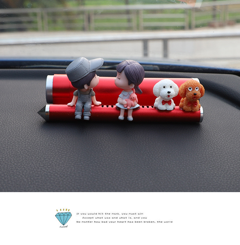 Car Parking Number Plate Temporary Parking Phone Plate Creative Cute Cartoon Internet Celebre Car Moving Couple Decoration