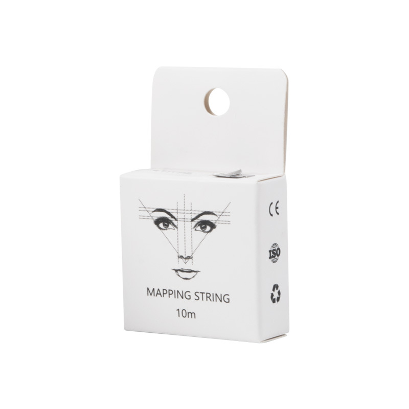 Tatuaje bordado posicionamiento línea regla ceja auxiliar dibujo línea ceja regla de posicionamiento caja de tinta seca de estado sólido Mapeo de tinta seca