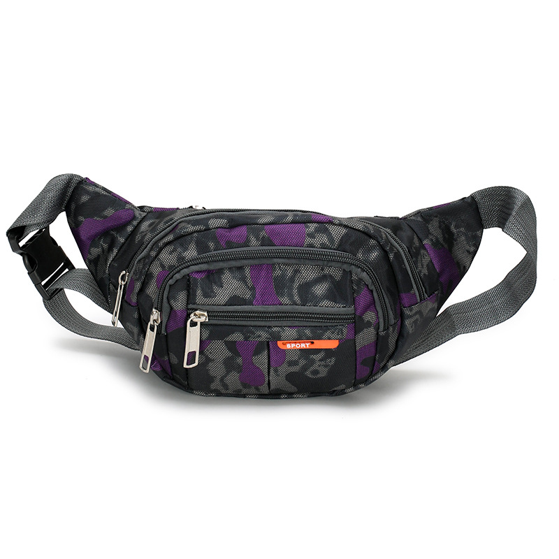 Bolso de la cintura de los hombres y de las mujeres bolso multifuncional del negocio de la cartera de las mujeres multi-nivel de la cartera a distancia impermeable ceñida corriendo bolsa