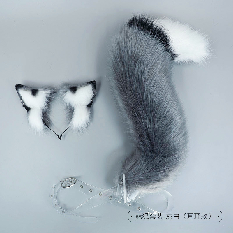 Simulación bestia oreja Linda felpa hecha a mano cómic show fiesta de vestir en vivo accesorios tocado accesorios para el cabello encantador zorro oído diadema