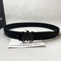 Silver edge black glue buckle black lychee pattern